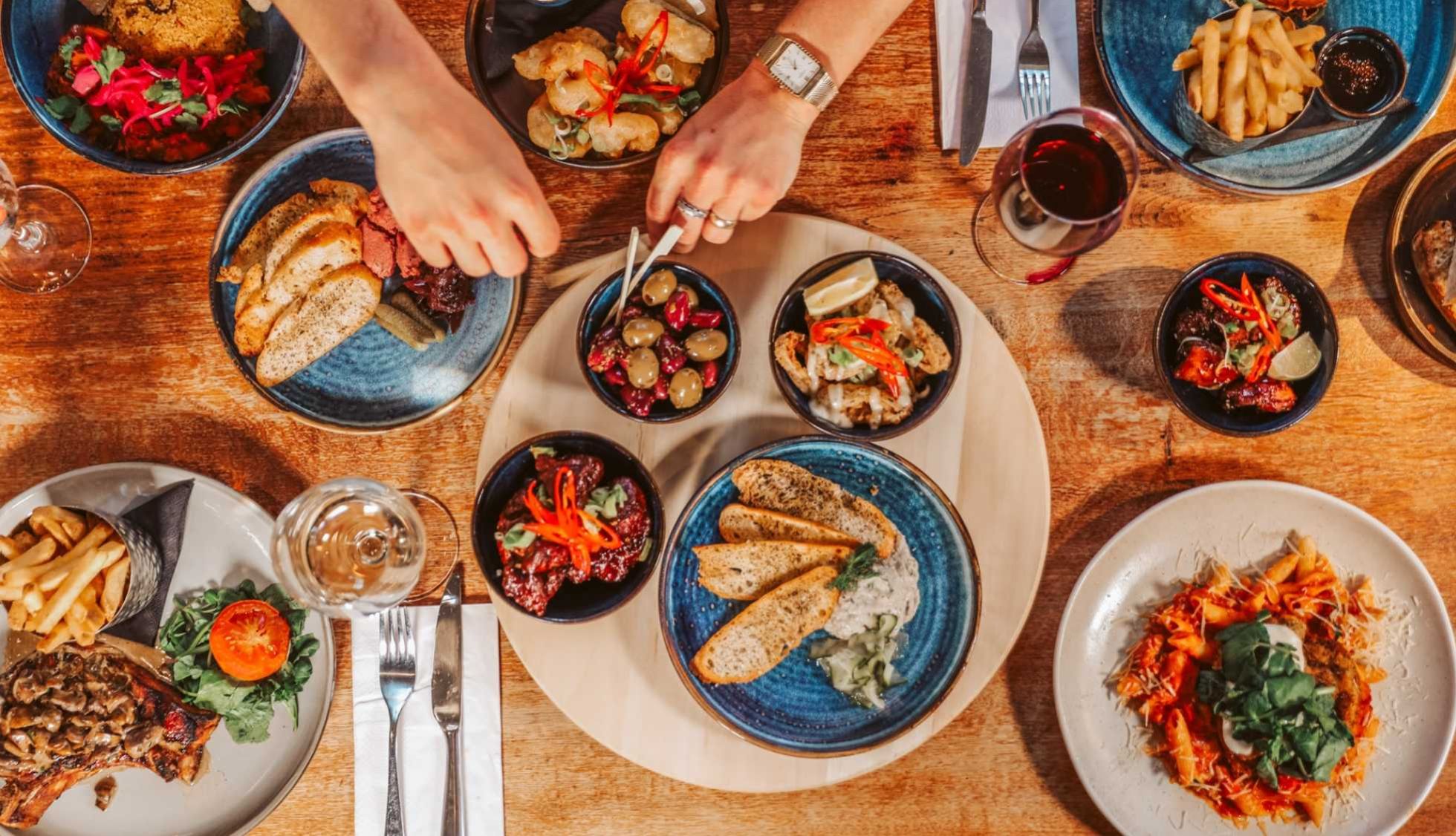 Tasty Mediterranean dishes at The White Hart, Overton
