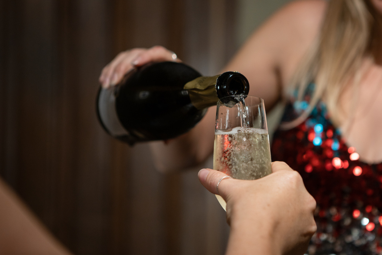 New Year's Eve celebration at the White Hart, Overton